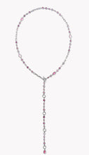 Load image into Gallery viewer, Kendra Scott Mini Elisa Abbie Silver Necklace in Pink Mix