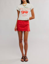 Load image into Gallery viewer, Eyes On You Skort in High Risk Red