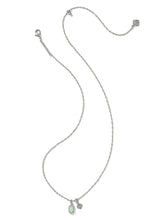 Load image into Gallery viewer, Kendra Scott Mini Elisa Dira Silver Necklace in Green Opal