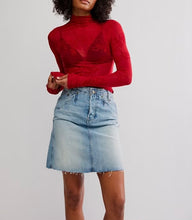Load image into Gallery viewer, You Decide Long Sleeve Top in Deep Cherry
