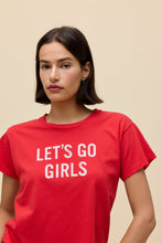 Load image into Gallery viewer, Shania Twain Let’s Go Girls Solo Tee in Ruby Red