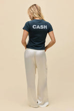 Load image into Gallery viewer, Johnny Cash Silhouette Vintage Tee in Vintage Black