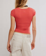 Load image into Gallery viewer, Clean Lines Baby Tee in Rose Sienna