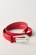 Load image into Gallery viewer, Cannon Suede Belt in Salsa