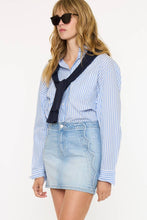 Load image into Gallery viewer, Mid Rise Denim Skirt in Medium Wash