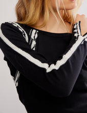 Load image into Gallery viewer, Lost Love Long Sleeve in Black Combo