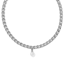 Load image into Gallery viewer, Oakland Silver Chain Necklace with Freshwater Cultured Pearl