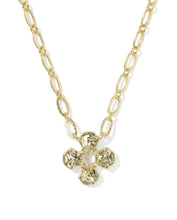 Load image into Gallery viewer, Leanne Short Gold Pendant Necklace in Natural Mother of Pearl