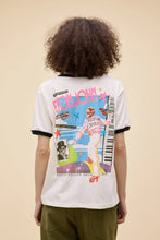 Load image into Gallery viewer, Elton John 1973 Pop Art Oversized Ringer in Vintage White
