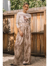 Load image into Gallery viewer, Snake Print Elastic Waist Pant