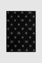 Load image into Gallery viewer, CozyChic Skull Throw in Black/Cream