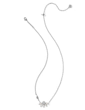 Load image into Gallery viewer, Kendra Scott Anya Flower Silver Pendant Necklace in Ivory Mix