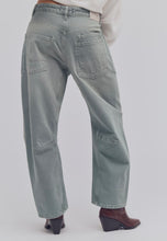 Load image into Gallery viewer, Minimalist Moxie Barrel Jean in Aloe