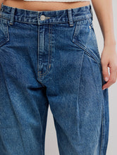 Load image into Gallery viewer, Golden Hour Low Rise Trouser Jeans in Deacon Blue