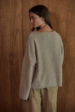 Load image into Gallery viewer, Dog Print Pullover Sweater in Light Mocha