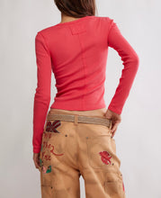 Load image into Gallery viewer, Neria Long Sleeve in Tart Berry