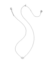 Load image into Gallery viewer, Kendra Scott Mini Elisa Luxe Necklace in Rhodium
