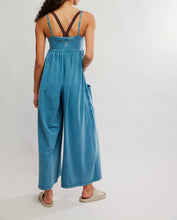 Load image into Gallery viewer, Hot Shot Strappy Onesie in Riptide