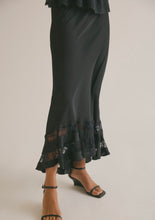 Load image into Gallery viewer, Long Lost Lover 1/2 Slip Skirt in Black