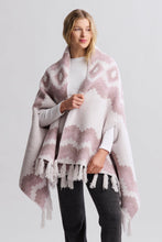 Load image into Gallery viewer, CozyChic Mosaic Wrap in Faded Rose Multi