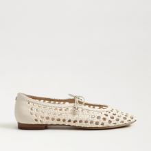 Load image into Gallery viewer, Marcie Ballet Flat in Modern Ivory Weave