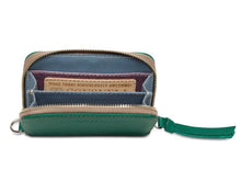 Load image into Gallery viewer, Teal Zippy Wallet