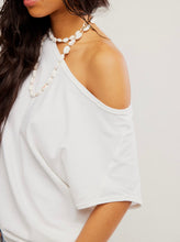 Load image into Gallery viewer, Peggy Tee in Clean Ivory