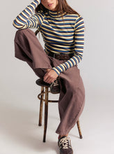 Load image into Gallery viewer, Good Good Stripe Turtleneck in Yellow Combo