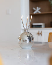 Load image into Gallery viewer, Neva Vase - Silver Metallic Candle Holder