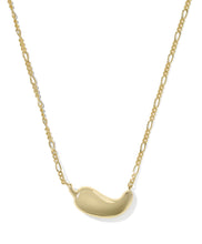 Load image into Gallery viewer, Chili Pepper Gold Pendant Necklace in Red Vermillion Magnesite