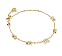 Load image into Gallery viewer, Kendra Scott Lillia Gold Delicate Bracelet in Pink Enamel