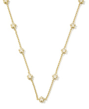 Load image into Gallery viewer, Kendra Scott Jane Gold Strand Necklace in White Enamel