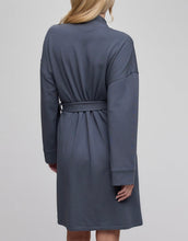 Load image into Gallery viewer, Brushed Luxe Lounge Robe in Slate Blue