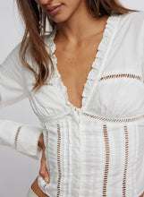 Load image into Gallery viewer, Frankie Corset Top in Clean Ivory