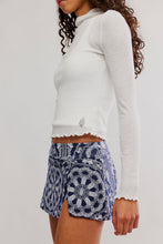 Load image into Gallery viewer, Printed Hot Shot Mini Skort in Bandana Navy Combo