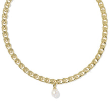 Load image into Gallery viewer, Oakland Gold Chain Necklace with Freshwater Cultured Pearl