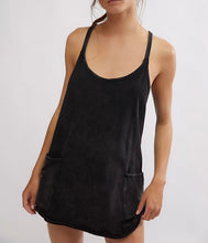 Load image into Gallery viewer, Hot Shot Mini Dress in Black