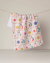 Load image into Gallery viewer, Tile Toss Tea Towel - Mahjong