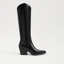 Load image into Gallery viewer, Wyatt Knee High Boot in Black Leather