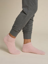 Load image into Gallery viewer, CozyChic 2 Pair Tennis Sock Set in Dusty Rose Multi