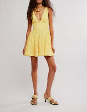 Load image into Gallery viewer, Can’t Help It Mini Dress in Golden Apricot Combo