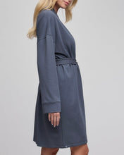 Load image into Gallery viewer, Brushed Luxe Lounge Robe in Slate Blue