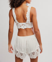 Load image into Gallery viewer, Petal Party Plunge Bralette in Clean Ivory