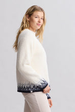 Load image into Gallery viewer, CozyChic Raglan Confetti Pullover in Pearl Multi