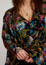 Load image into Gallery viewer, Juliette Printed Blouse in Black Combo