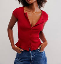 Load image into Gallery viewer, Most Wanted Cardi in Red