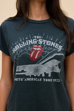 Load image into Gallery viewer, The Rolling Stones Plane Solo Tee in Vintage Black