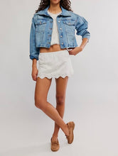 Load image into Gallery viewer, Eyes On You Skort in Ivory