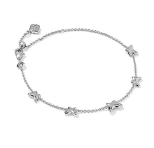 Load image into Gallery viewer, Kendra Scott Lillia Silver Delicate Bracelet in Pink Enamel