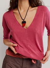 Load image into Gallery viewer, High Line Tee in Deep Claret